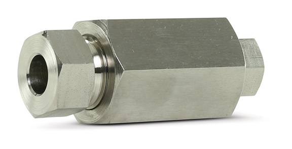 Coupling, 1/4" X 9/16"