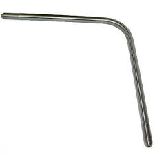 BENT NIPPLE, 3/8" X 7.375" X 7.750", 90° BEND