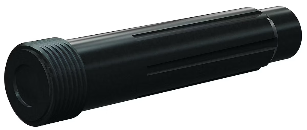 BP200 SiAlON Long Vent Nozz 1" Entry, 1-1/4" Polyur 1/2"
