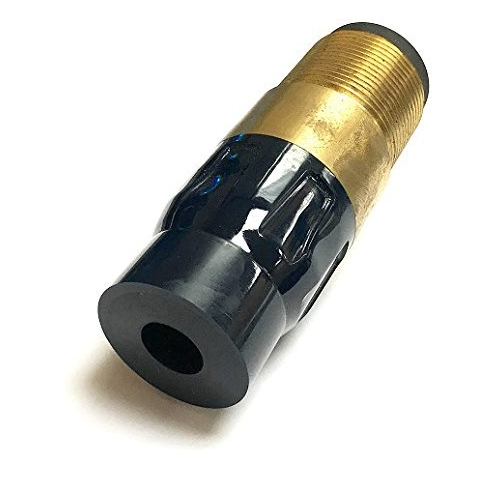 Silicon Carbide Nozzle 1" Entry, 1-1/4" Zinc Alloy Thread  Polyurethane Jacket 5/16"