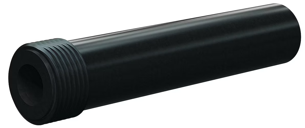 Tungsten Carbide Wide Long Venturi Nozzle 50MM 1-1/4" Entry, Thread Serie Polyuret Jacket 3/8"