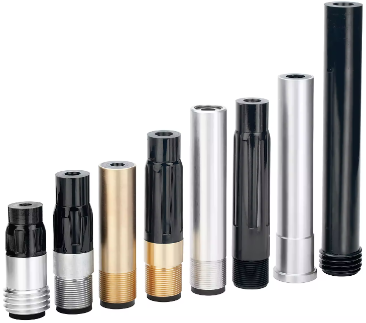 SN159-P BP200 SiAlON Wide Entry Long Venturi Nozzle 1-1/4" Entry, 50MM Alumin Thread  Polyuret Jacket 3/8"