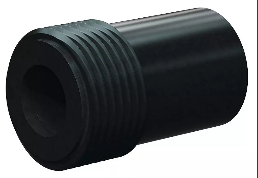 T121-P Tungst Carbide Short Venturi Nozzle 1" Entry, 50MM Thread, 3-3/8" Length SERIES Polyur Jack 7/16"