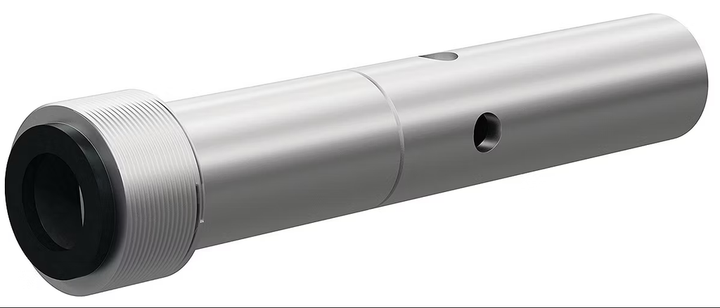 SN125 BP200 SiAlON Double Vent Nozzle  50 MM 1" Entry, 50MM Alum Thread SERIES Alum Jacket  3/8"