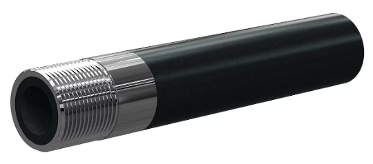 T159-VP Tungs Carbide Venturi Nozzle BAZOOKA®  1-1/4" Entry, 1-1/4" Brass Thread Poly Jack 3/8"