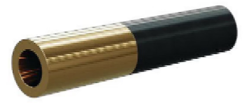 CB Long Tapered, Flanged Nozzle SERIES 2-13/16" Length, Straight Bore 3/8"