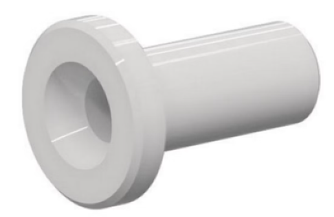 CL198 Flanged Nozzle SERIES 1-3/8" Length, Straight Bore 7/16"