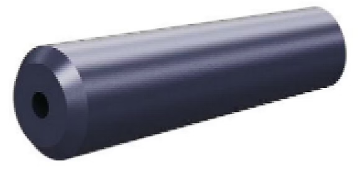 TL2 Tungs Carbide Straight Bore Nozzle SERIES Cone Shape, 7/16" OD tapered to 5/16" OD, 1-5/16" Length 1/16"
