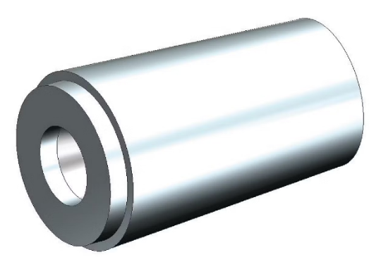 T109 Tungs Carb Straight Bore Nozzle SERIES Cone Shape, 1-3/4" Length Alum Jack 1/8"