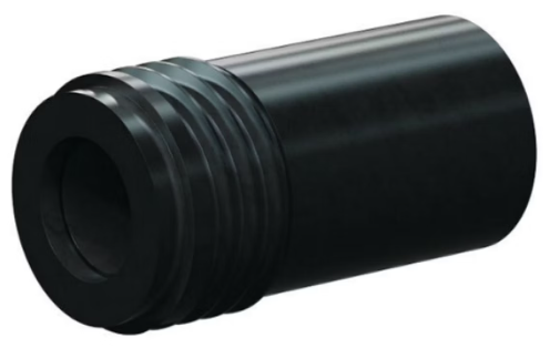 T133-AP Tungs Carb Short Straight Bore Nozzle SERIES 1" NF Thread x 1-5/8" Length All Poly Jack 1/2"
