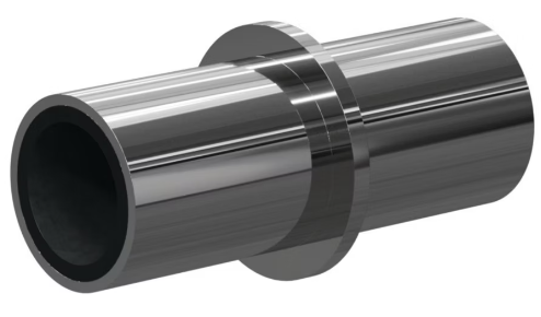 T222 Tungs Carb Straight Bore 3/4" Entry SERIES Mid Flange, Steel Jack, 3" Length 1/2"