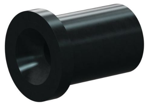 S198 Boron Carbide Straight Bore Insert SERIES 1-1/8" Flange x 1-3/8" Length 5/16"