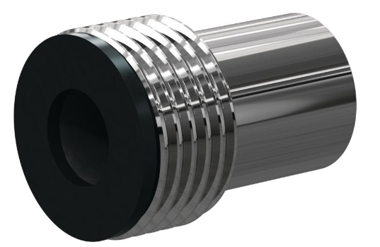 E Boron Carb Straight Bore 3/4" Entry SERIES 1-1/4" Steel Thread x 2-1/8" Length  Steel Jack 3/16"