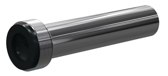 E Boron Carb Straight Bore 3/4" Entry SERIES 1-1/4" Steel Thread x 6-1/8" Length  Steel Jack 3/8"