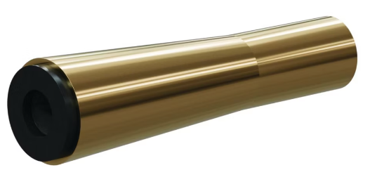 H Boron Carb Cone Shape 1-1/8" Base - Straight Bore Nozzle SERIES 1-1/8" Base x 4" Length Alum Jack 5/32"