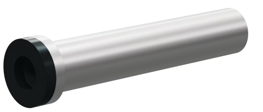 J Boron Carb Straight Bore 3/4" Entry SERIES 1-1/2" Flange, 6-1/8" Length Alum Jack 1/2"