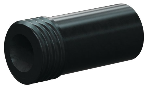 L AP Boron Carb Short, Straight 1/2" Entry SERIES 1" - 14 NF Threads x 2-1/8" Length Poly Jack and Threads 3/8"